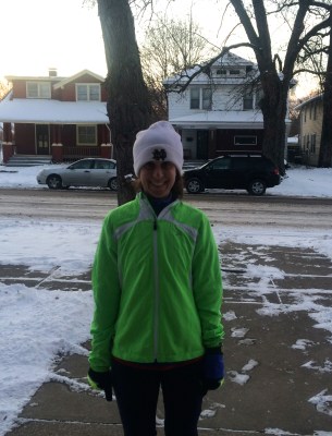 Freezing temperatures don't stop me! 