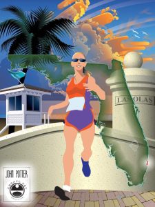 Apparently the A1A Marathon and Half Marathon has a race poster.