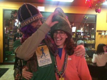 If by training, I mean partying, then yes. I did some of that this week. 