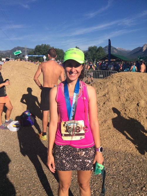 A well deserved medel. I was pretty exhausted after this race. 