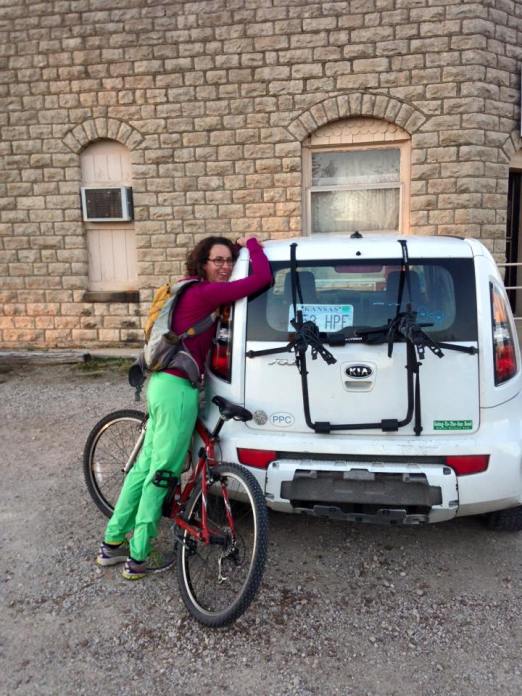 Back to the car after 27 miles. I was pretty happy to be back. 